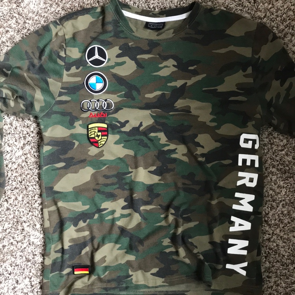 Foreign car camo shirt(long sleeve)sz.M
